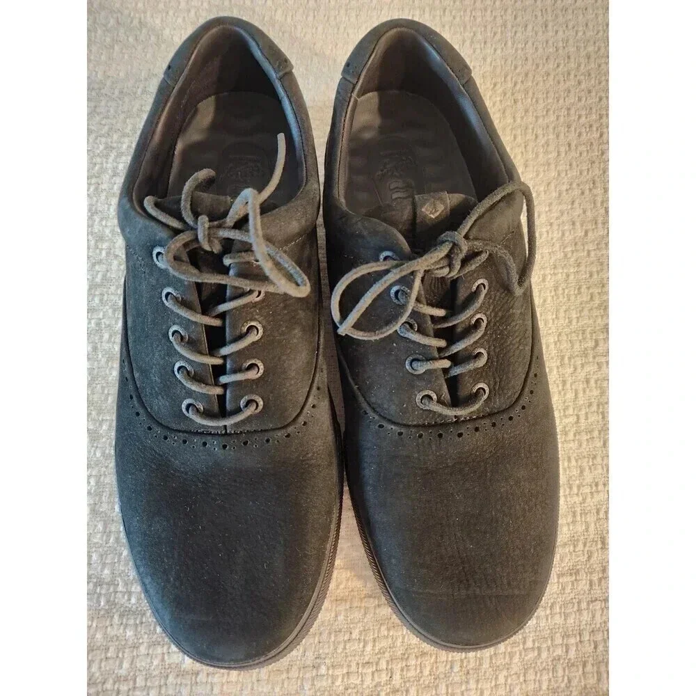 NWOB Sperry Men's Gold Cup Striper Plushwave Black CVO Leather Sneakers Sz 13